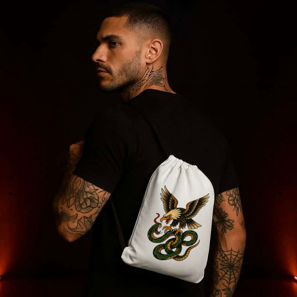 Drawstring Bag – Eagle & Serpent Edition