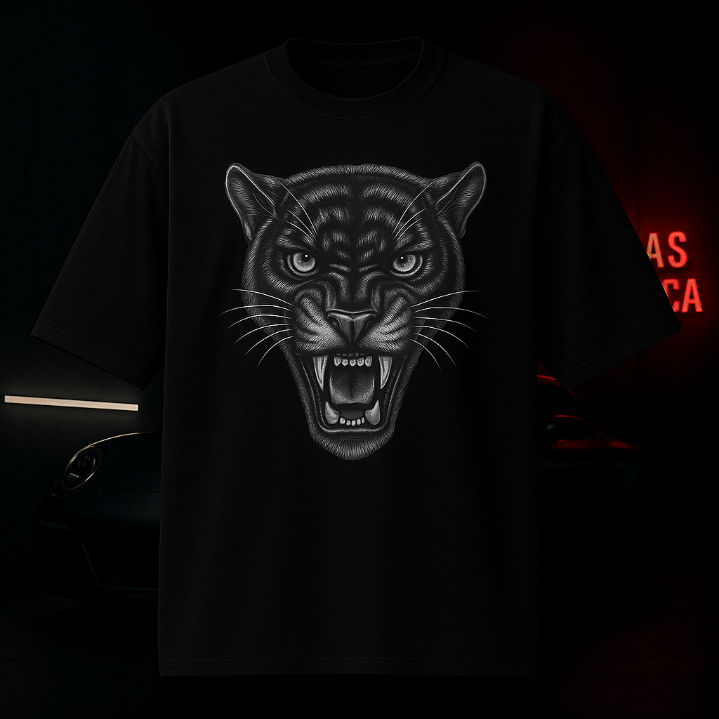 Black Panther Oversized T-Shirt