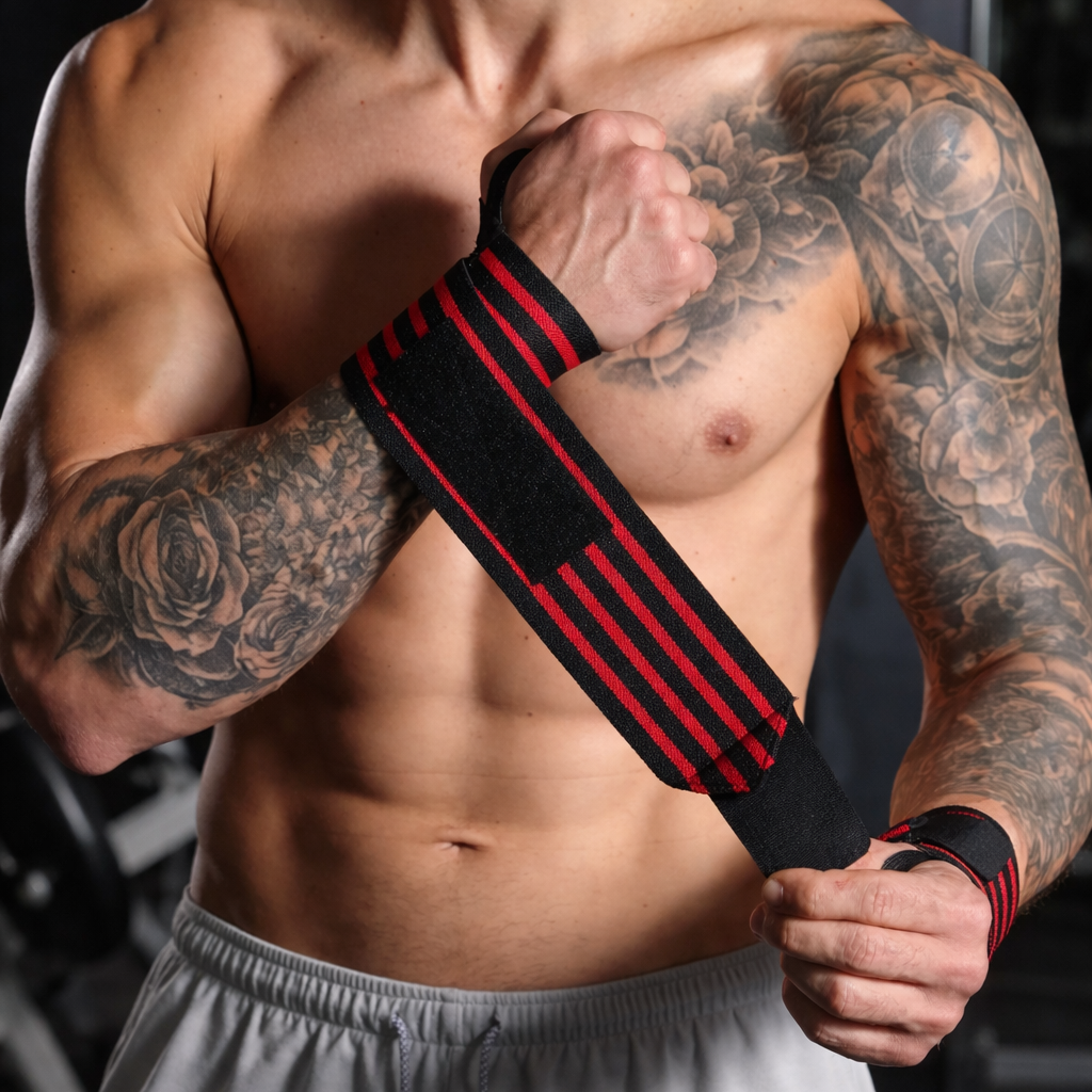 Heavy-Duty Wrist Wraps – Adjustable Support for Strength Training