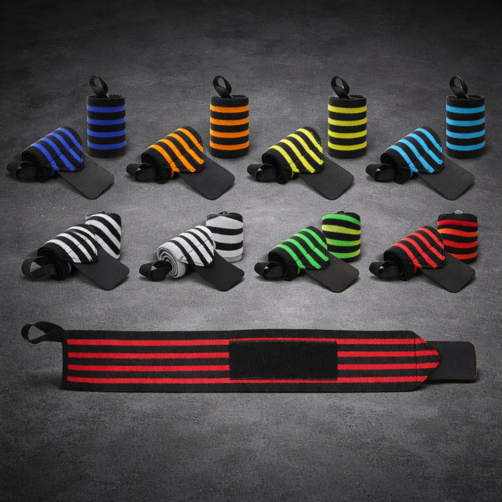 Heavy-Duty Wrist Wraps – Adjustable Support for Strength Training