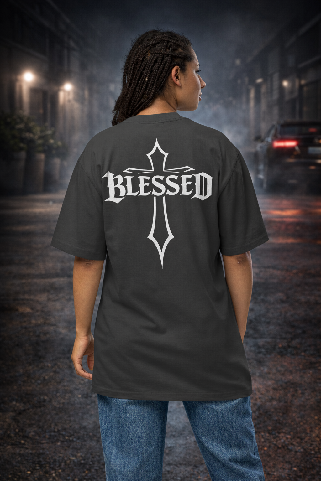 Blessed Oversized Faded T-Shirt – Modern Nostalgia Edition