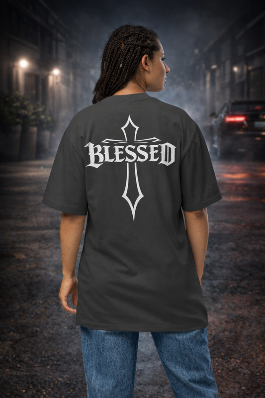 Blessed Oversized Faded T-Shirt – Modern Nostalgia Edition