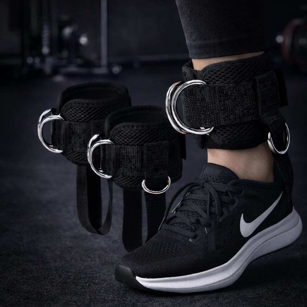Premium Ankle Straps – Adjustable Cable Attachments for Leg & Glute Training