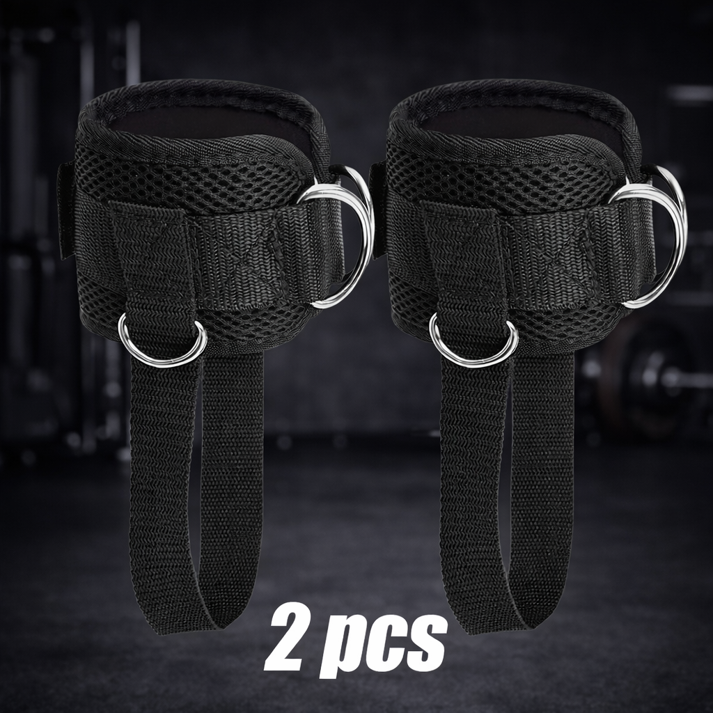 Premium Ankle Straps – Adjustable Cable Attachments for Leg & Glute Training
