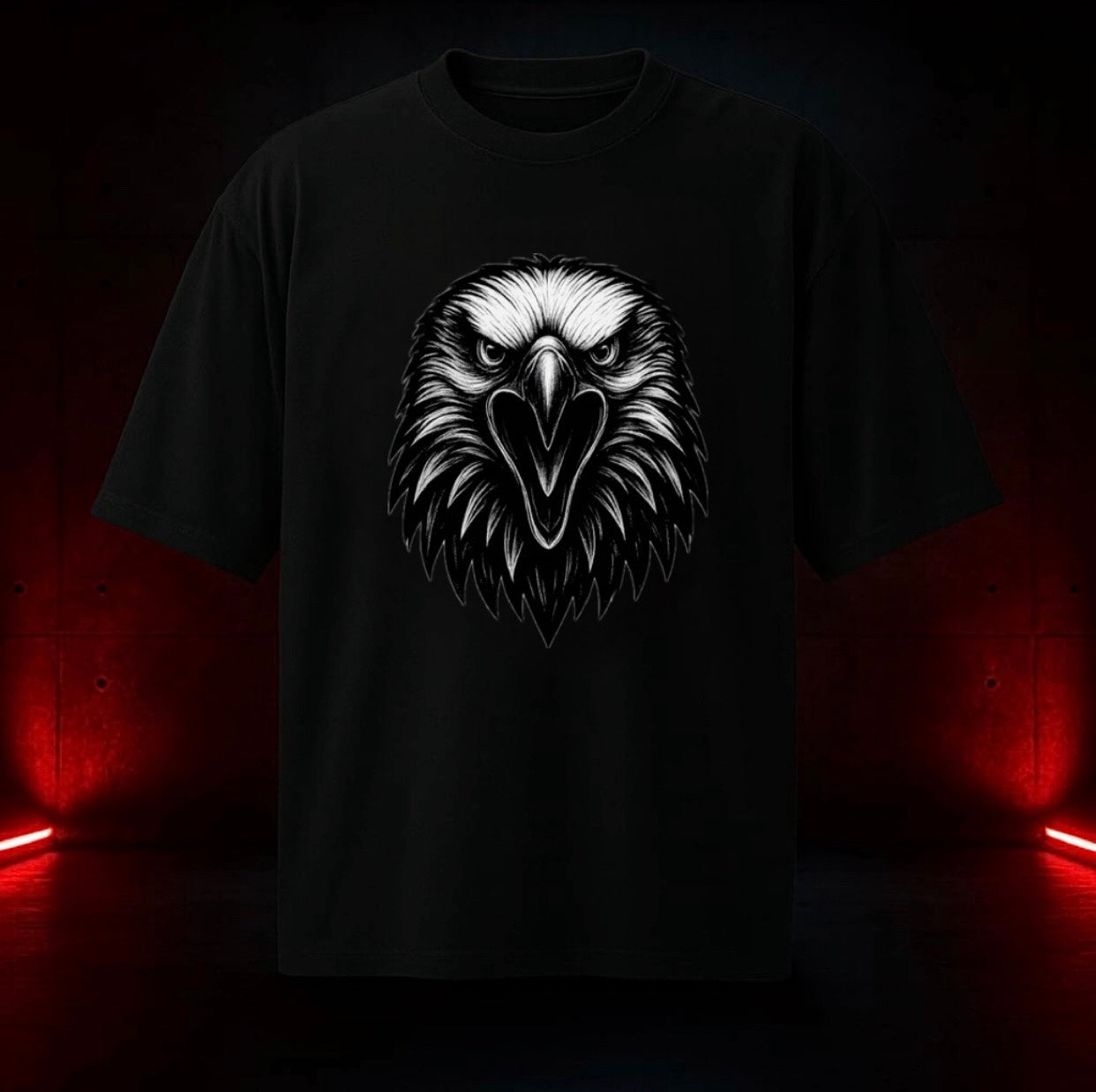 Fierce Eagle Oversized T-Shirt