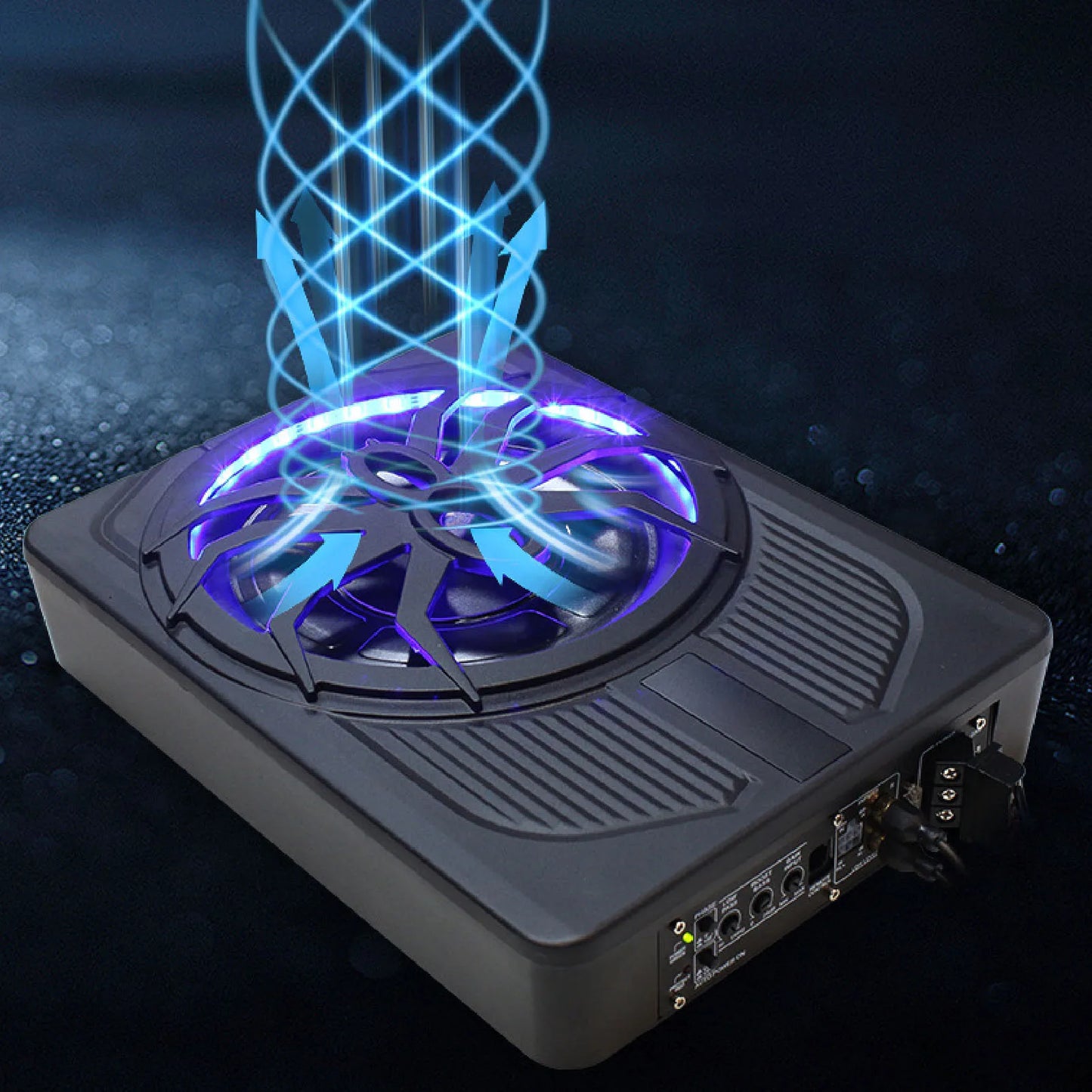 Slim Car Subwoofer – 10” 800W with LED Light